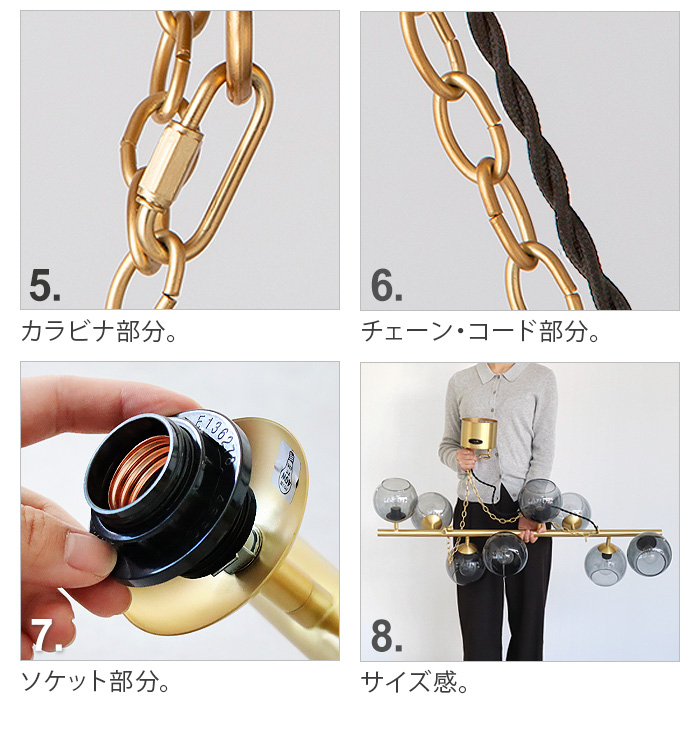 HERMOSA（ハモサ） 【特典付】ペンダントライト ガラス 丸 ダイニング