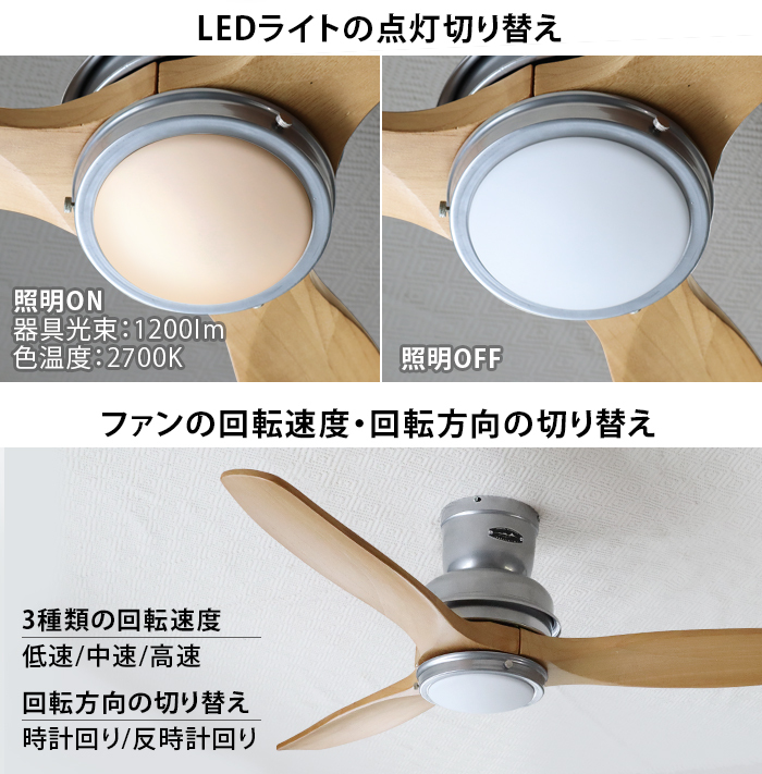 シーリングファンライト おしゃれ ハモサ バル ウッドシーリングファン HERMOSA BAR WOOD CEILING FAN CF-006｜plywood｜15