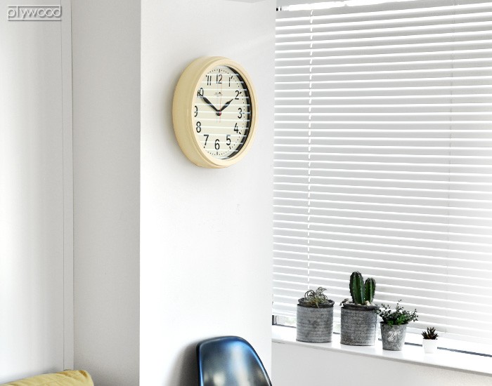 HERMOSA（ハモサ） 掛け時計 オシャレ HK ホーロー クロック HK-001