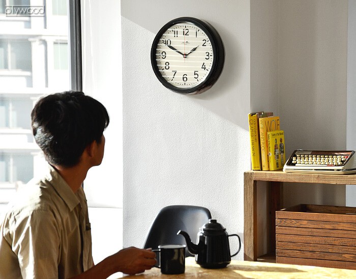 ハモサHK HORO CLOCK ホーロー クロック
HK-001 BLACK HERMOSA 掛け時計 オシャレ ハモサ HK ホーロー クロック HK-001