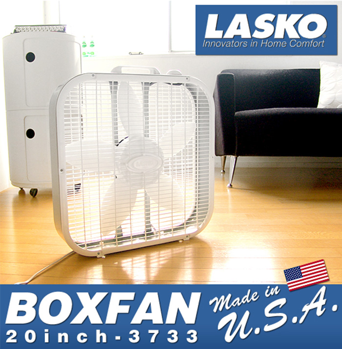 サーキュレーター 扇風機 ラスコ ボックスファン ホワイト LASKO OX FAN 《3733》 送料無料 P10倍 特典付き plywood -  通販 - PayPayモール