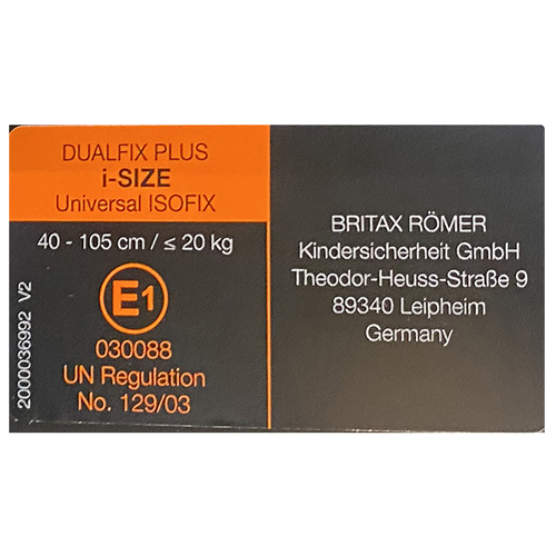 【選べる特典付】 正規品4年保証 ブリタックス レーマーBritaxRomer DUALFIX PLUS Thermo e BRX5301077 BRX5301078 チャイルドシート 回転式 新生児の画像