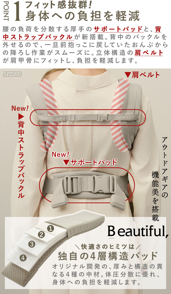 AIRBUGGY（エアバギー） 正規販売店 抱っこ紐 ベビー ベビーキャリア