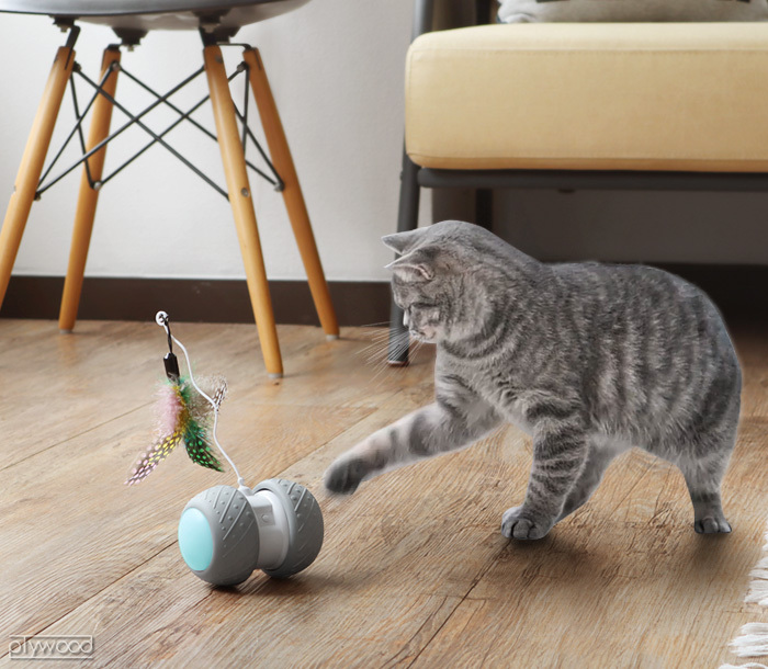 LINEギフト用販売ページ】猫 おもちゃ 猫じゃらし 自動 一人遊び BENTOPAL SMART ELECTRONIC CAT TOY P03  スマート エレクトロニック キャットトイ [BPAL0010] :line-07394027:plywood - 通販 - Yahoo!ショッピング