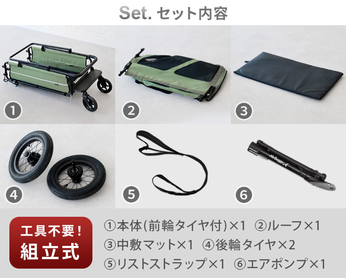 AIRBUGGY（エアバギー） ペットカート ペットバギー 大型犬 コンパクト
