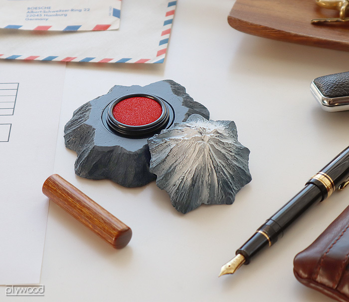 スタンプ台 朱肉 マグネット 富士 スタンプパッド magnet FUJI STAMP