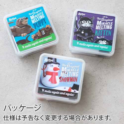 雪だるま 飾り メルティング スノーマン パピー キトゥン MELTING