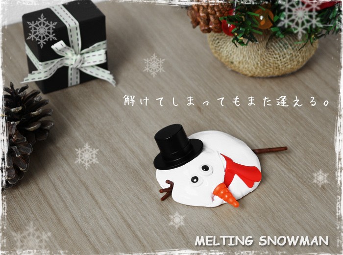 雪だるま 飾り　メルティング スノーマン MELTING SNOWMAN