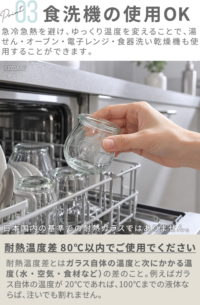 WECK（ウェック） 【公式店】WECK ウェックガラス 保存容器 瓶 容器