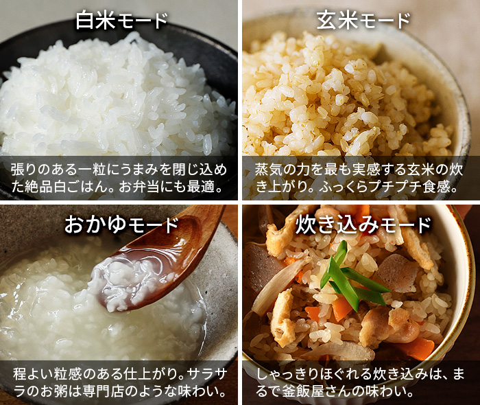 炊飯器 3合 3合炊き バルミューダ ザ・ゴハン BALMUDA The Gohan K08A