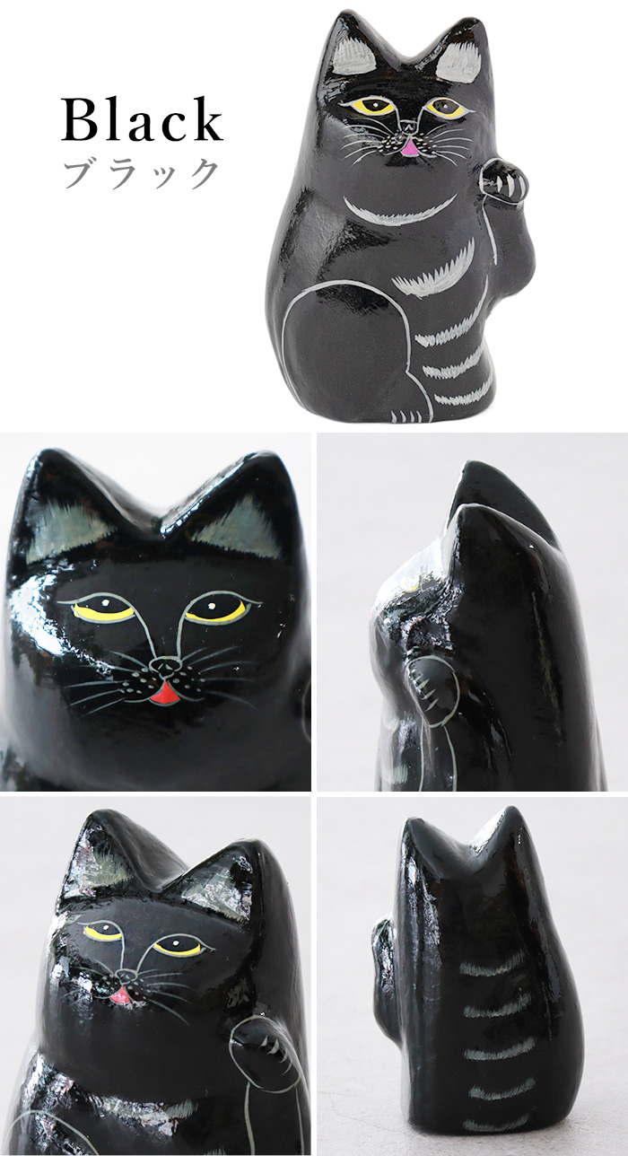 ♥商売繁盛‼️　アンテーク　美品【招き猫】左手　大型33cm　縁起物　　置物 楽天市場】まねきねこ 招き猫 置物 左手 まねき猫 黒 おしゃれ