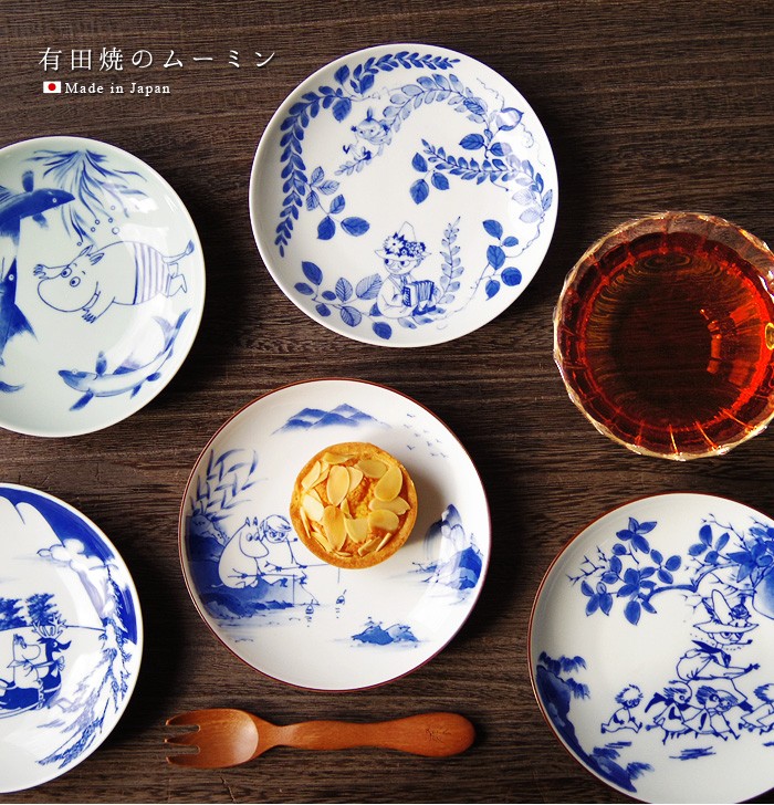 ムーミン 有田焼 moomin × amabro SOMETSUKE アマブロ ソメツケ 《5枚