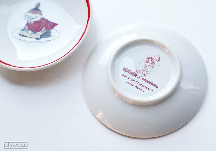amabro（アマブロ） ムーミン 九谷焼 手塩皿 MOOMIN×amabro JAPAN