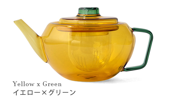 amabro 【特典付】 ティーポット 耐熱ガラス 急須 茶こし付き