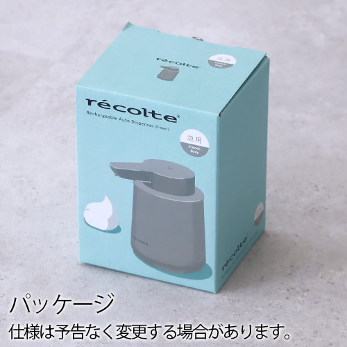 recolte（レコルト） ディスペンサー 自動 泡 液体 充電式 ハンド