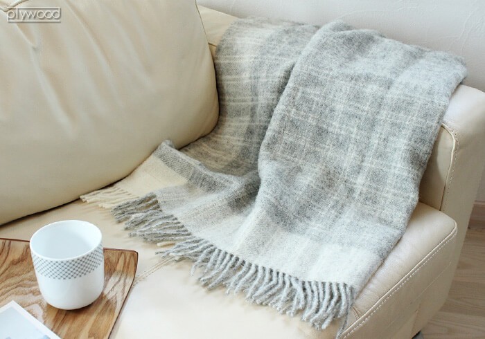 シルケボーウルドスピンデリ ひざ掛け 85×130cm ハーフケット