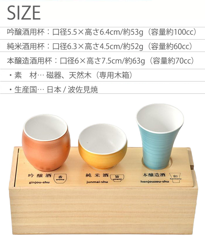 日本酒 呑みくらべ 杯セット パール : plywood - 通販 - Yahoo