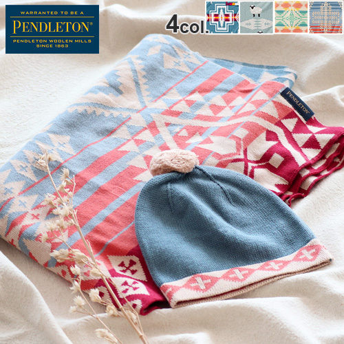 PENDLETON（ペンドルトン） ベビー 帽子 おくるみ ニットベビー