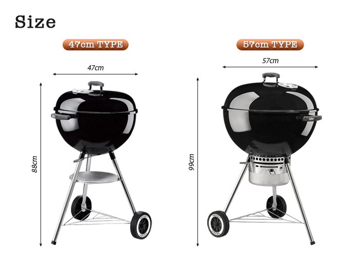 WEBER（ウェーバー） オリジナルケトル プレミアム 《 47cm 》 WEBER