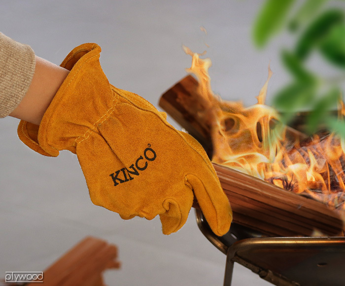 ワークグローブ 牛革 Kinco Gloves（キンコグローブ） Unlined Split Cowhide Leather Driver 50S M L （メール便対応・2個まで）