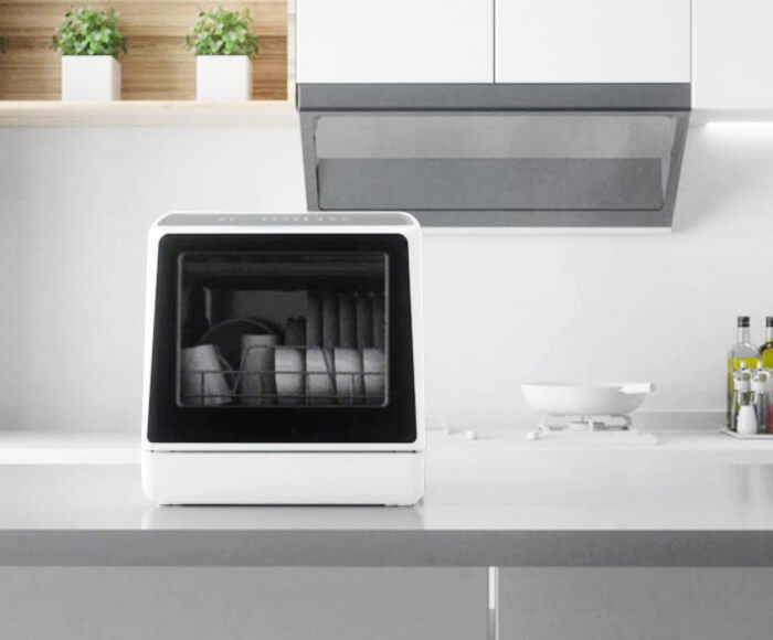 設置工事不要 食器洗い乾燥機 (温風乾燥機能搭載モデル) Smart Dishwasher AX-S3W 食洗機 工事不要 食器洗い乾燥機 AINX Smart DishWasher AX-S3W