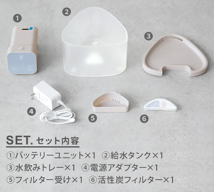 特典付】猫 給水器 温水 自動給水器 ペット用 コードレス 大容量