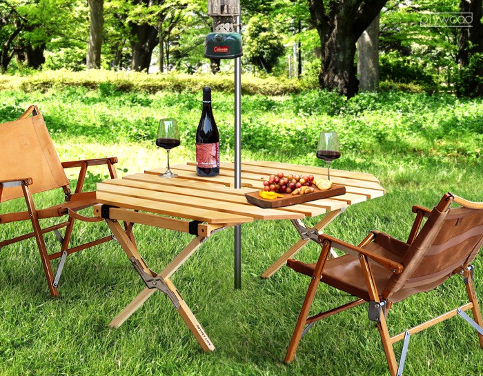 アウトドア テーブル OUTPUT LIFE ONEPOLE TABLE Sサイズ アウトプット