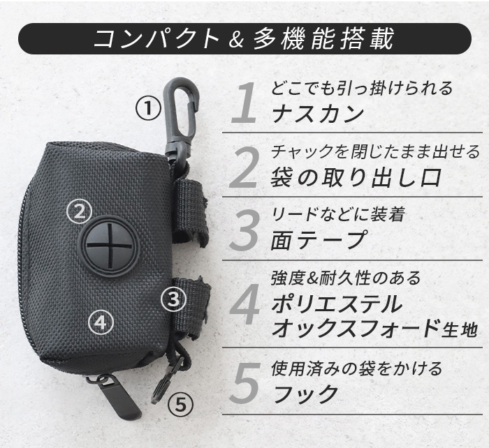 ネコポス 送料無料 犬 散歩バッグ 散歩 マナーポーチ 犬用品 うんち袋