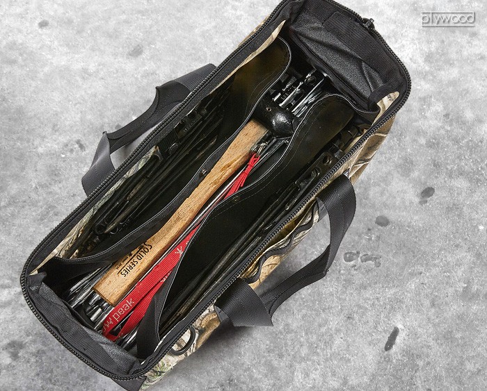バリスティクス ラージペグ&ツールバッグ　ブラック バリスティクス ラージペグ＆ツールバッグ 工具バッグ : plywood