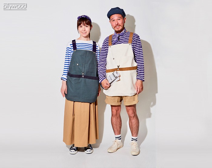 BIB bib エプロン BIB - BE IN THE BAG / Chicago1 , Beige