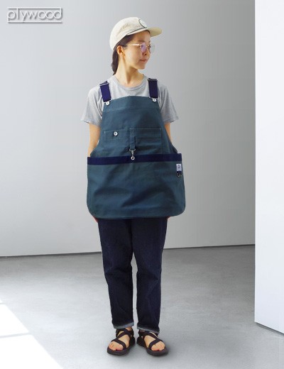 作業用エプロン ワークエプロン BIB Newspaper ビブ ニュース
