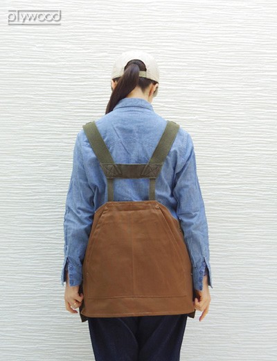 ワークエプロン BIB Harness ビブ ハーネス : plywood - 通販