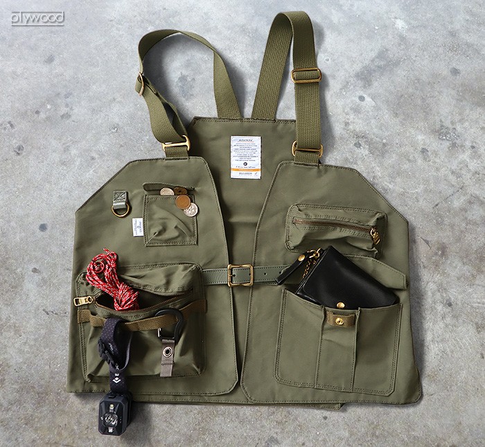 AS2OV SHRINK NYLON CAMP VEST 1 アッソブ シュリンクナイロン