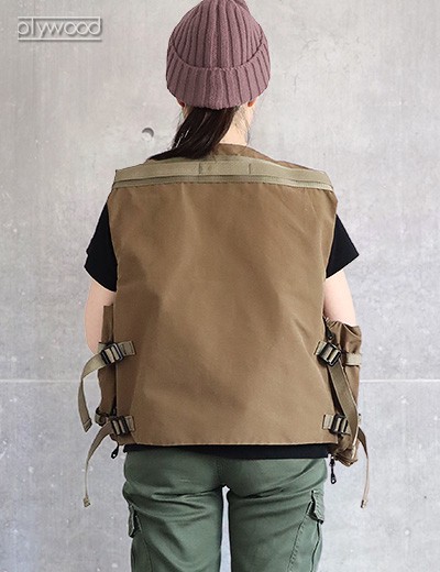 AS2OV (アッソブ) SHRINK NYLON CAMP VEST AS2OV SHRINK NYLON CAMP VEST 2 アッソブ シュリンクナイロン