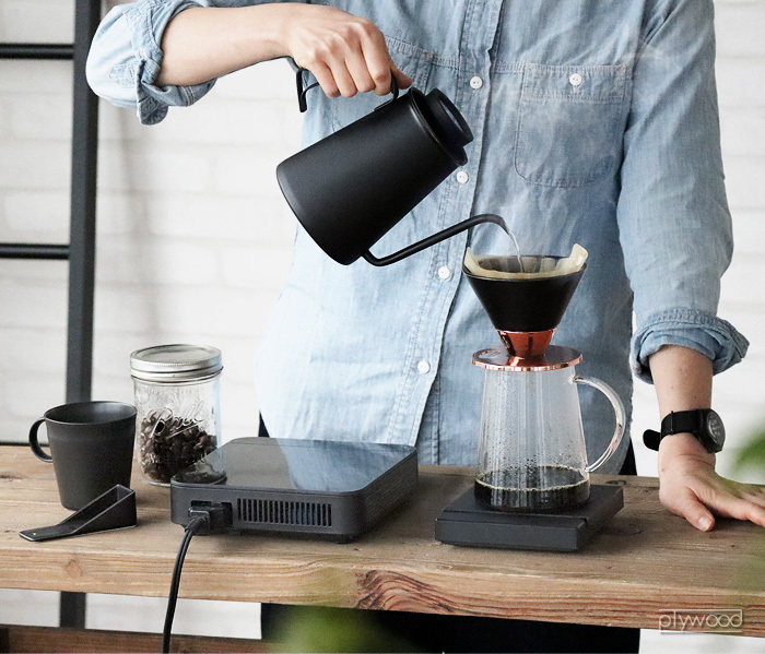 ビースティーコーヒー アマダナ コーヒースケール ブラックレザー