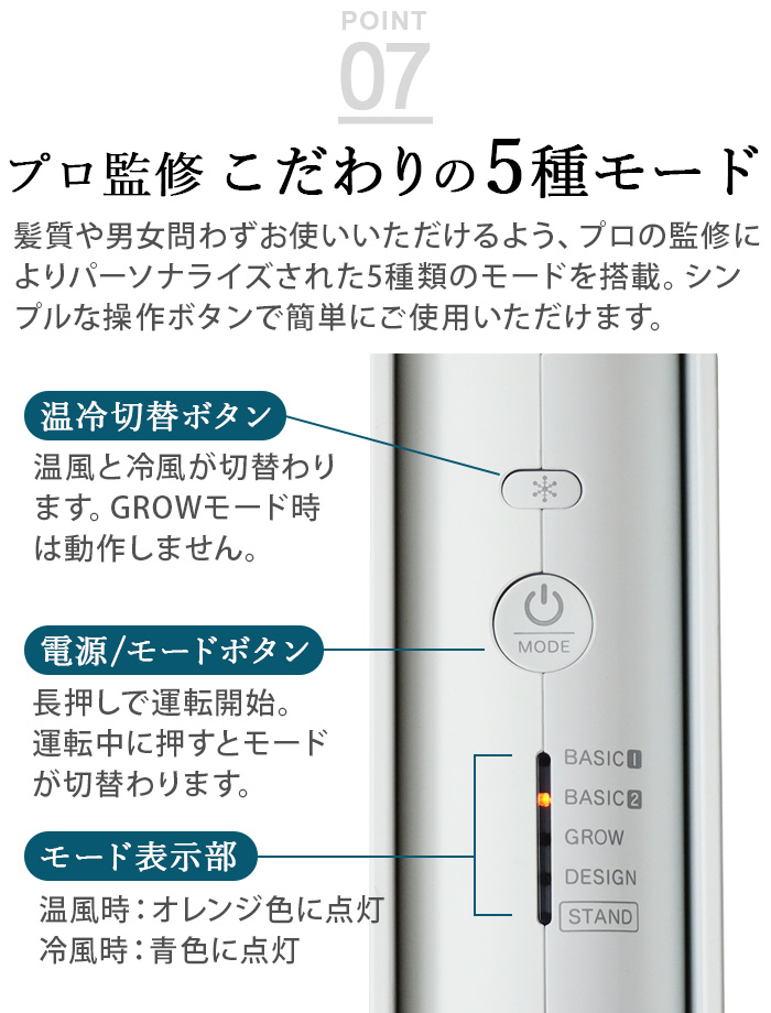 リデヘアドライ ＜Re・De公式＞｜ドライヤー DR01A 速乾 大風量 低温 Re・De 【選べる特典付】 ドライヤー ハンズフリー 海外対応 スタンド