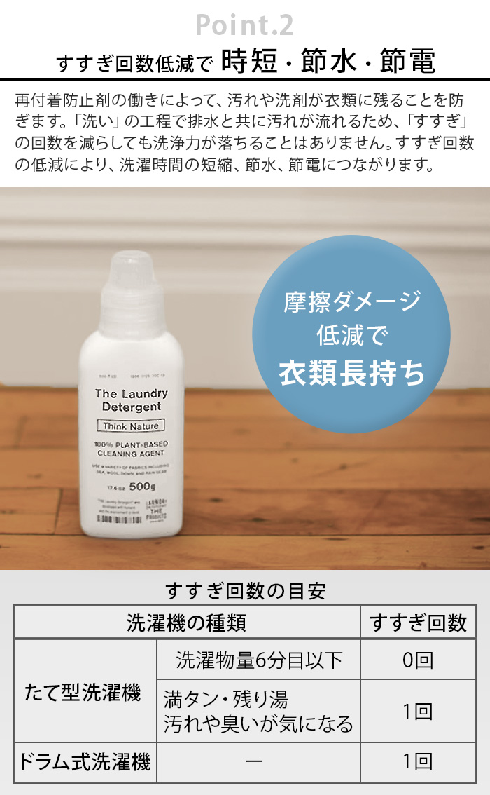 BRIDE（ブリッド） 環境洗剤 エコ洗剤 衣類用 液体洗剤 THE 洗濯洗剤