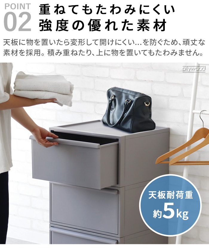 Like-it（ライクイット） 収納ケース プラスチック 引き出し 日本製