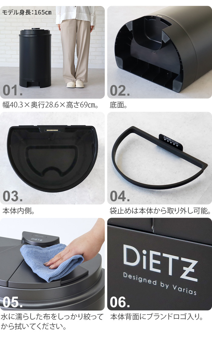 選べる特典付】ゴミ箱 45リットル ステンレス 自動 自動開閉 ふた付き
