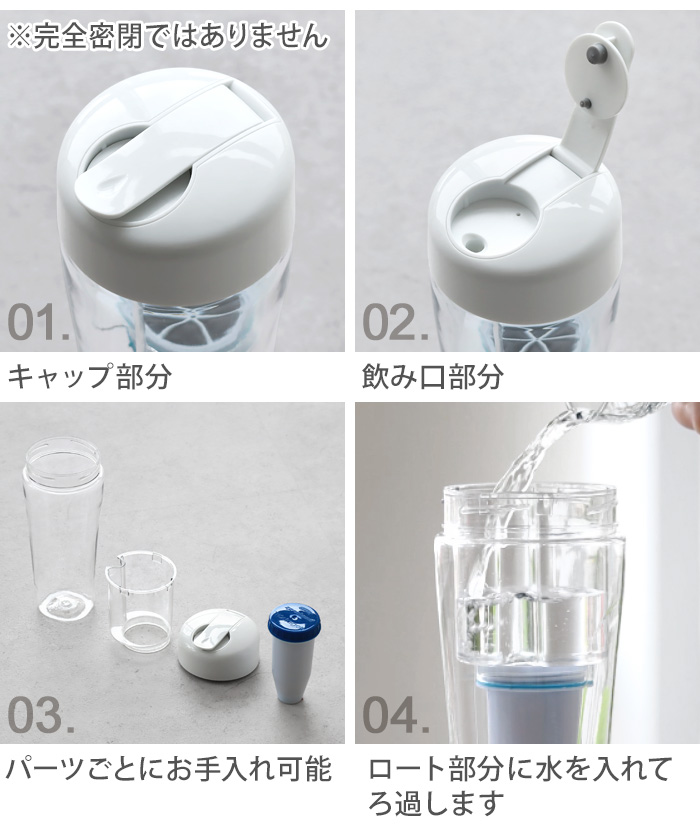 選べる特典付】 浄水ボトル 純水 浄水器機 防災グッズ ボトル ゼロ