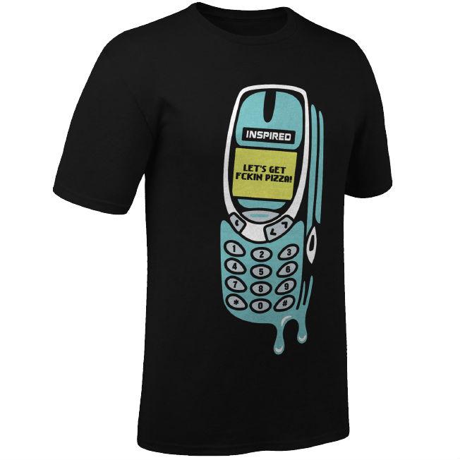 インスパイア Tシャツ PIZZA SMS (男女共用)