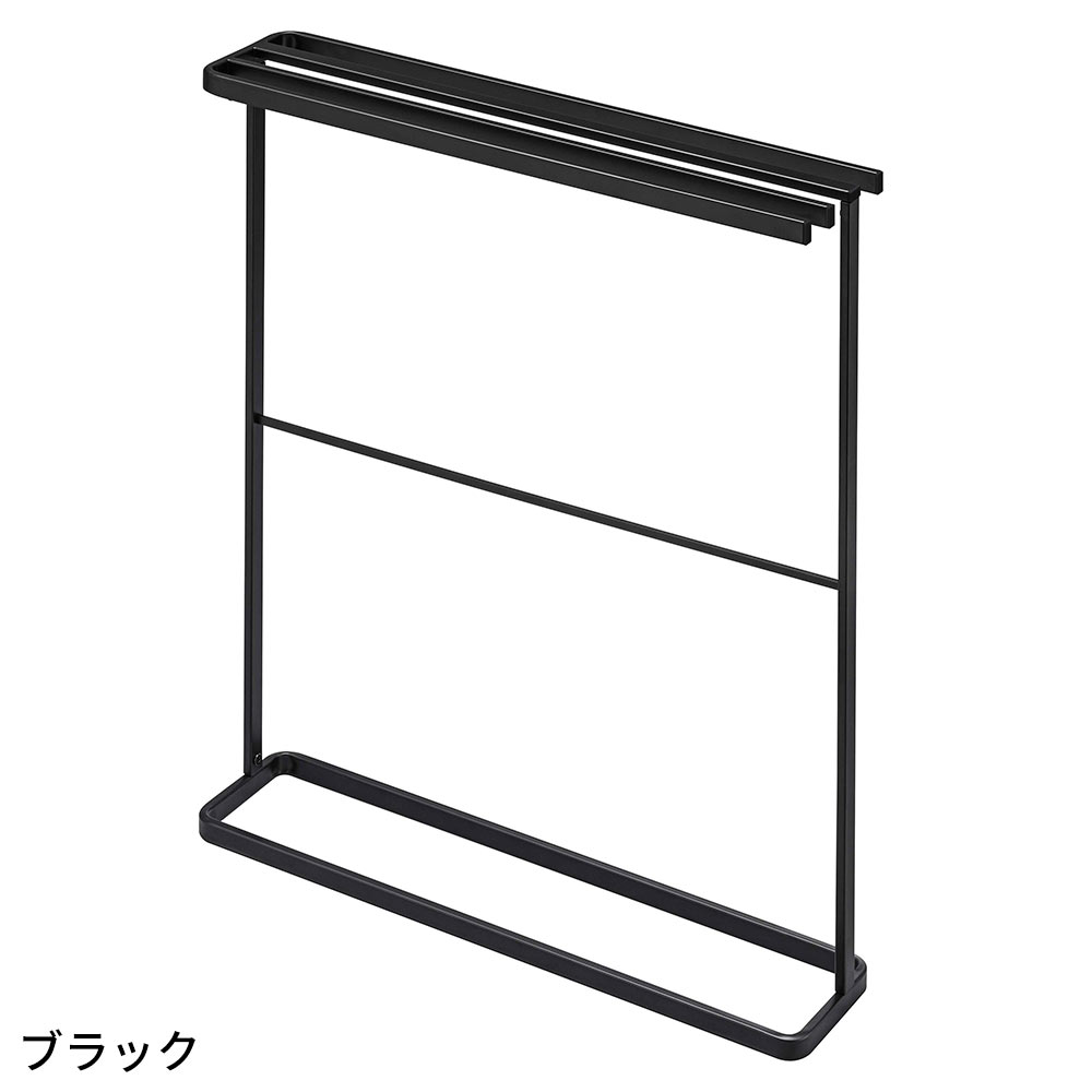 横から掛けられるバスタオルハンガー タワー スリム tower おしゃれ タオル掛け バスルーム 収納 雑貨 | tower | 02