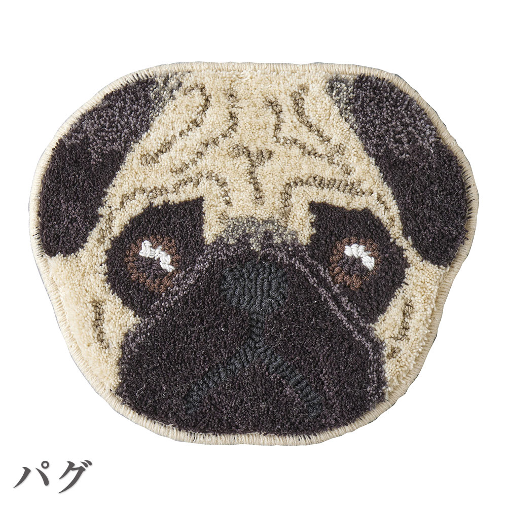 チェアパッド チェアクッション 座布団 日本製 犬顔 イヌカオ マット （タイプA）｜pocchione-kabegami｜11