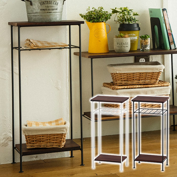 HABITER（アビテ） 隙間収納 家具 ラスティ・スリータイヤラック