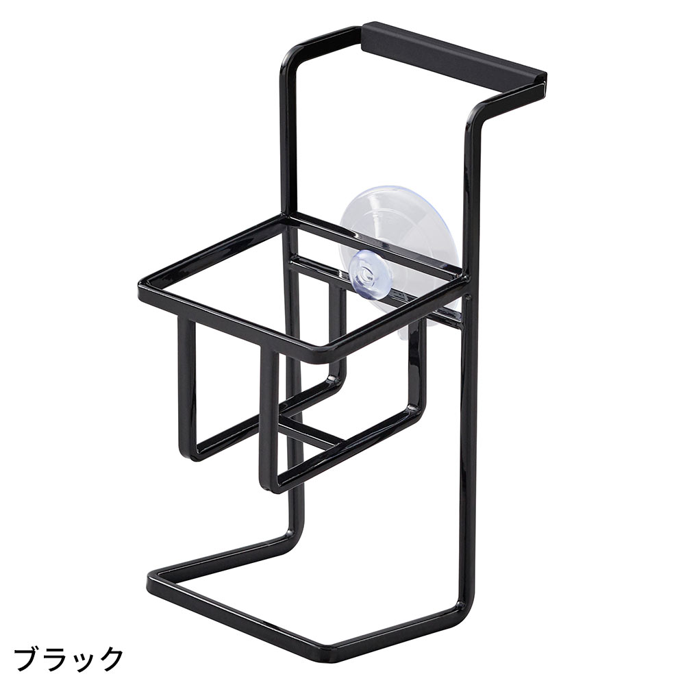 吸盤 スポンジ＆ボトルホルダー タワー tower おしゃれ キッチン 収納 雑貨 スポンジホルダー スポンジラック 洗剤ラック | tower | 02