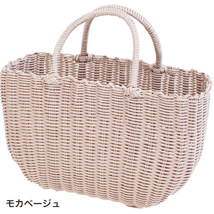 かごバッグ カラフル ビニールバッグ バスケット かわいい