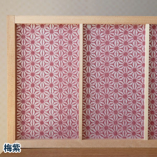 大直（ONAO） 障子紙工房 麻の葉 （メール便対応・2個まで
