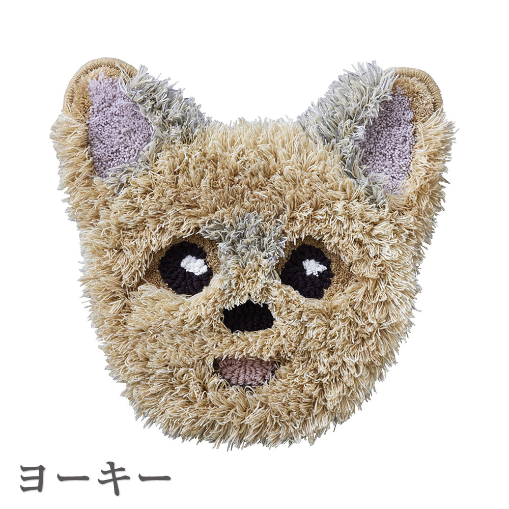 スミノエ チェアパッド チェアクッション 座布団 日本製 犬顔 イヌカオ