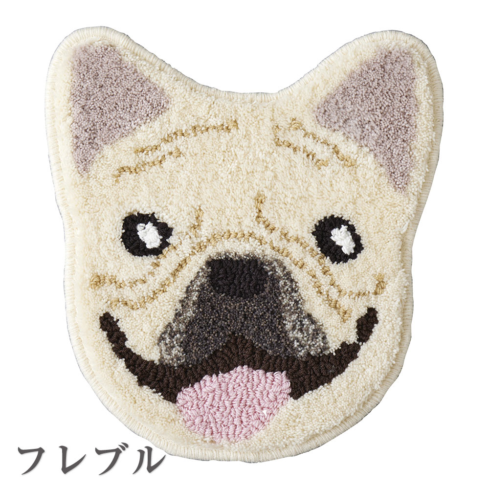 スミノエ チェアパッド チェアクッション 座布団 日本製 犬顔 イヌカオ