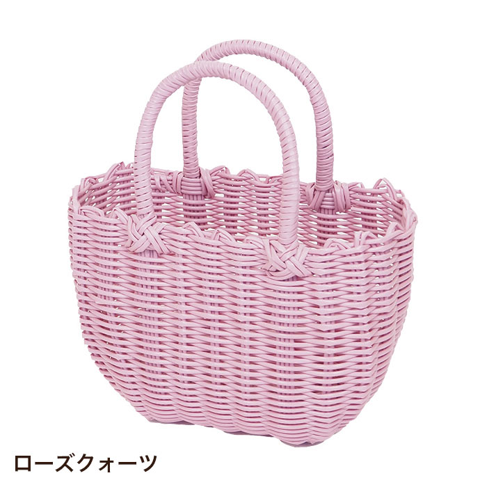 かごバッグ カラフル ビニールバッグ バスケット かわいい おしゃれ PP